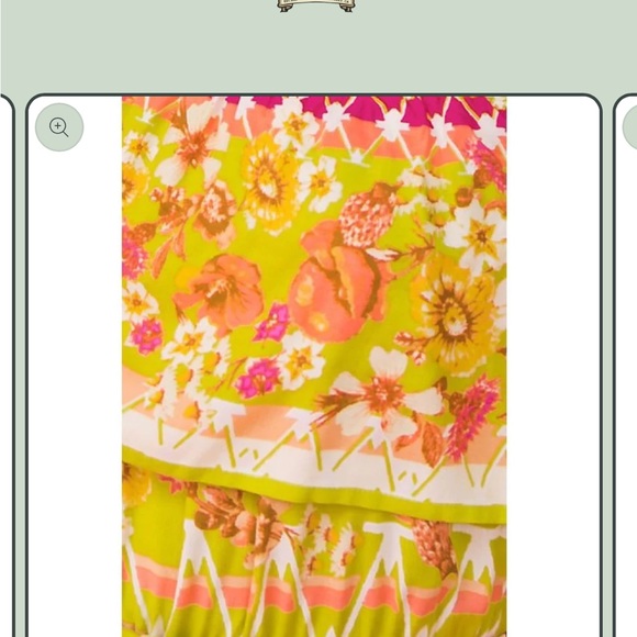 NWT! Flying Tomato Juno Floral Garden Off the Shoulder Maxi Dress Size Medium - Picture 7 of 13